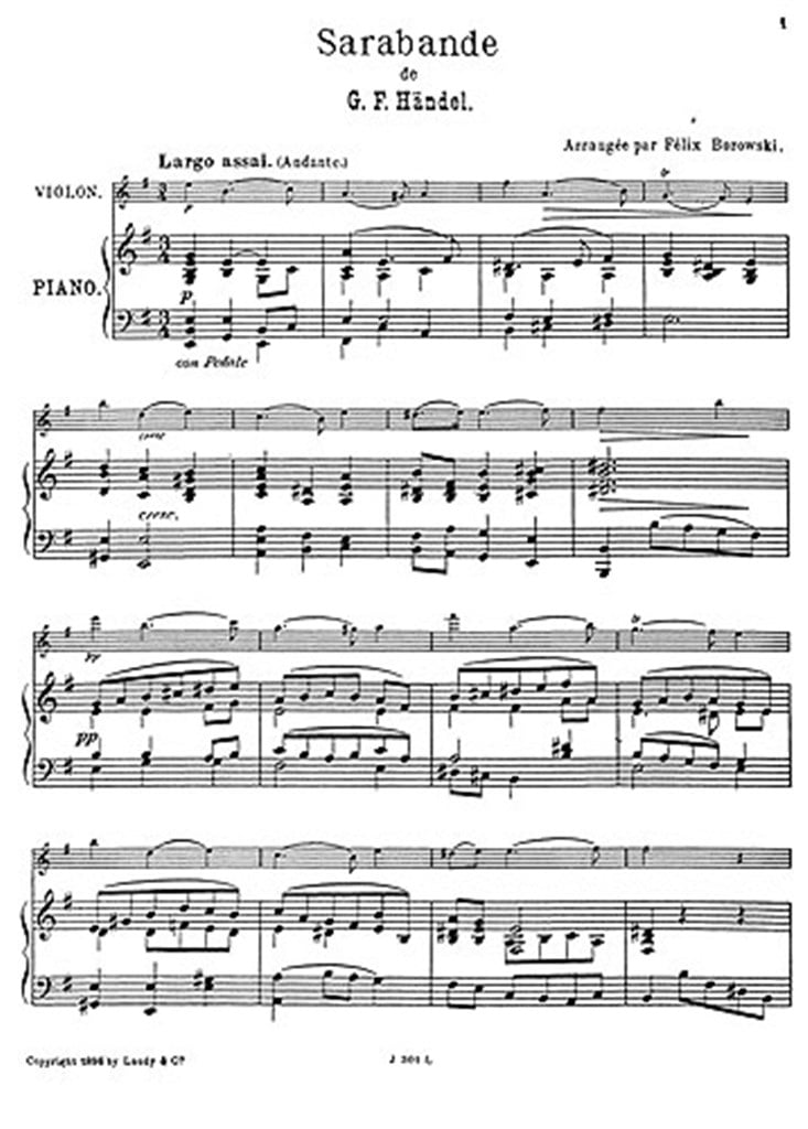 Sarabande Borowski